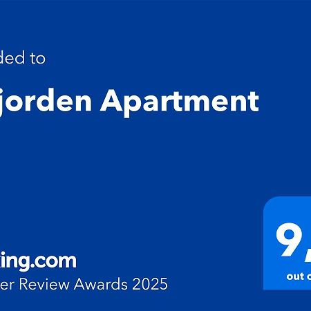 Oyjorden Apartment 베르겐 외부 사진